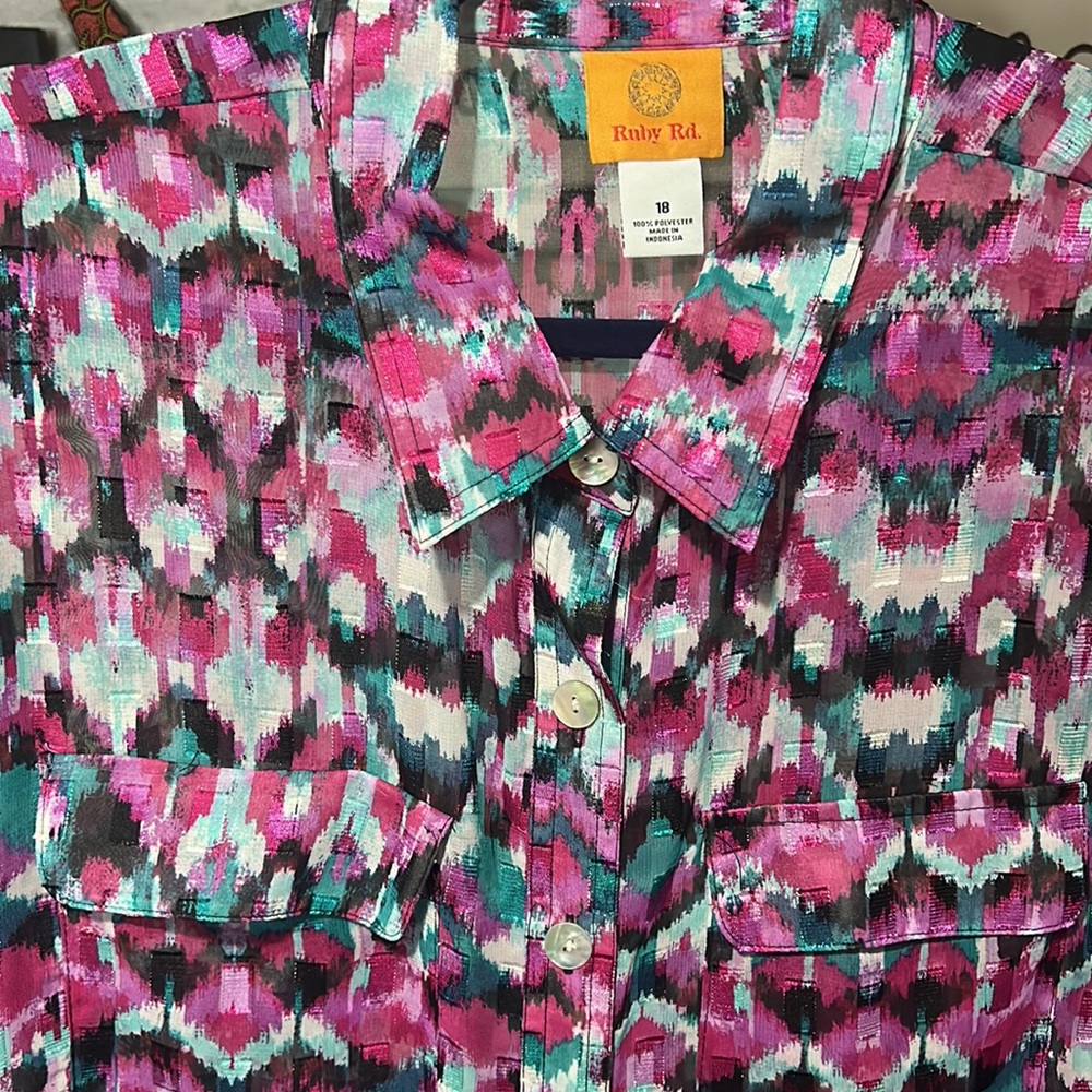 Ruby Rd. Button Up - Picture 2 of 5